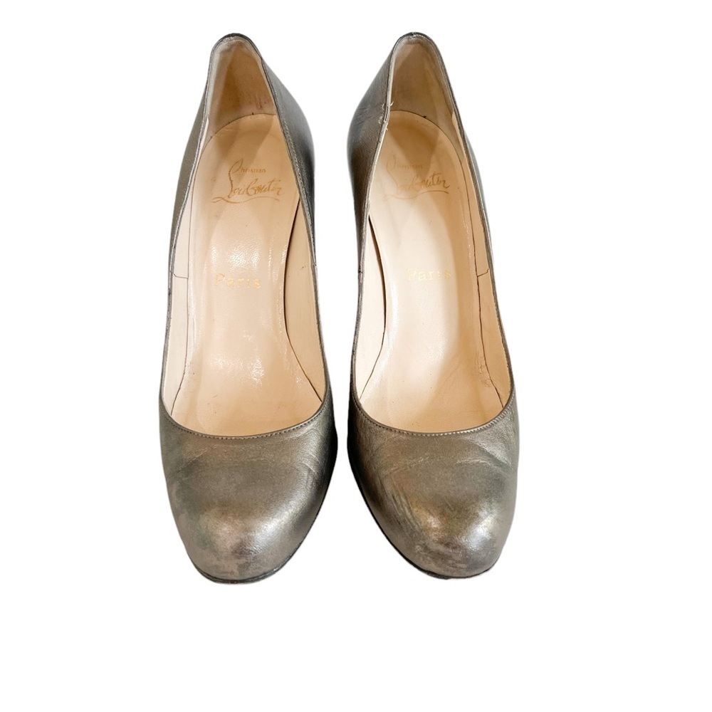 Christian Louboutin New Simple 120 Napa Pumps metallic size 8